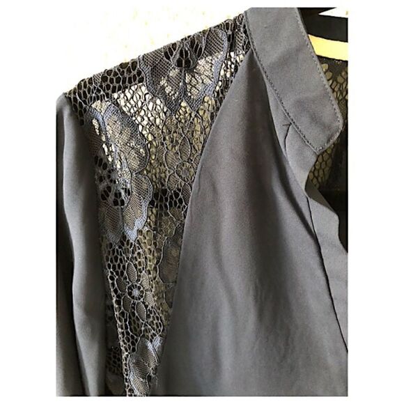 Xhilaration Blouse with Lace Back - Picture 3 of 4